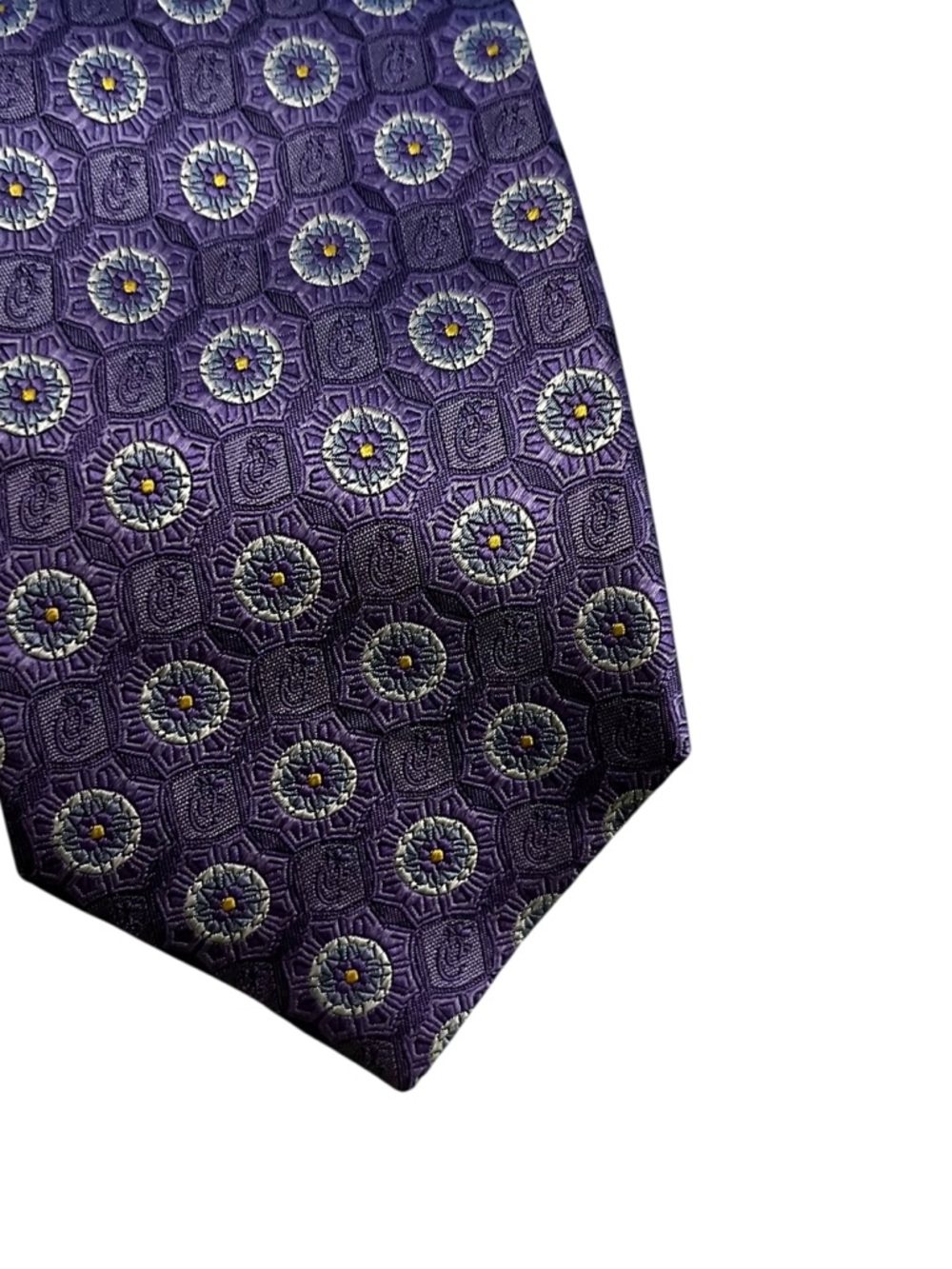 Chick Fil A Crabtree Valley Tie Purple paisley Chick-fil-A - Picture 2 of 4